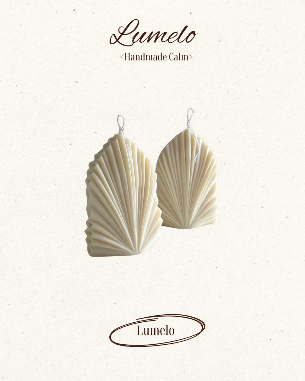 Shell-Shaped Candle