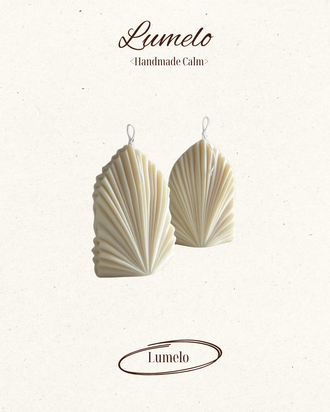 Shell-Shaped Candle
