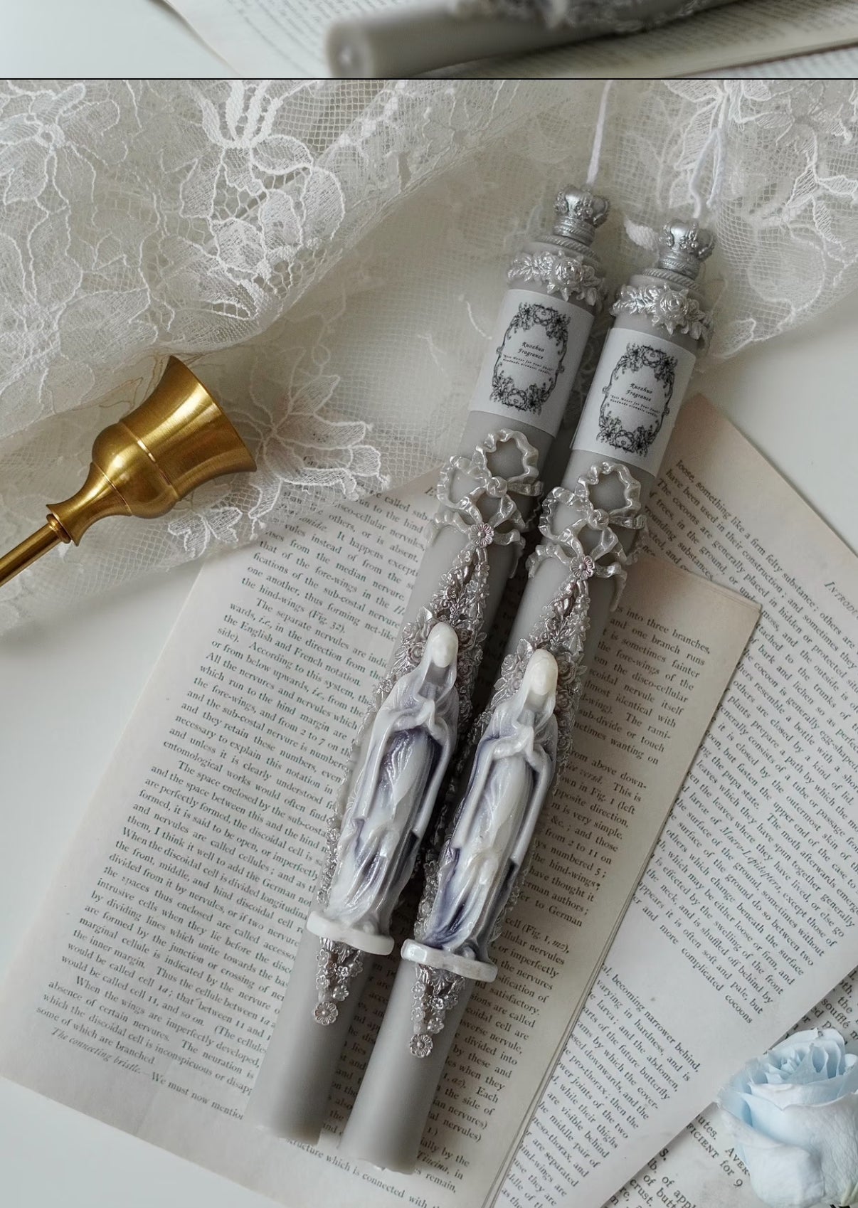 Vintage Handmade Candle